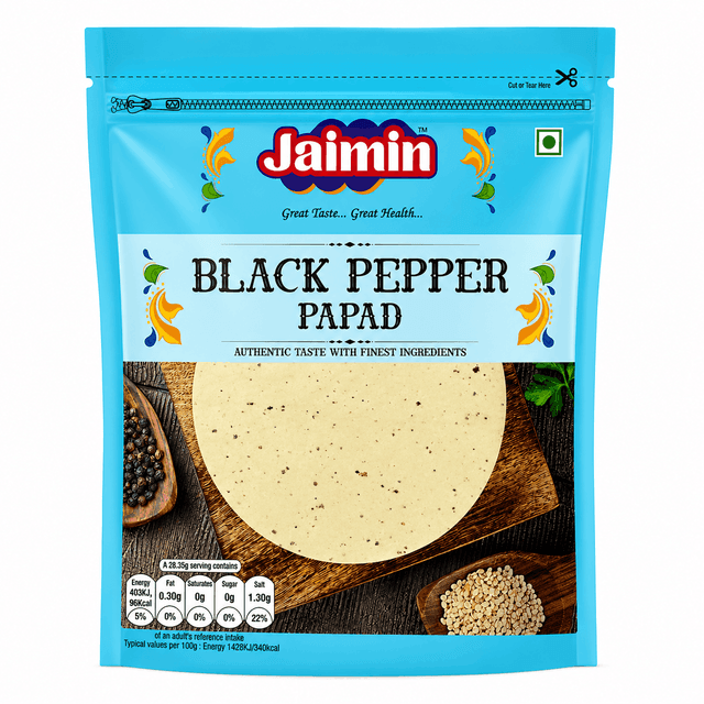 Jaimin Black Pepper Papad