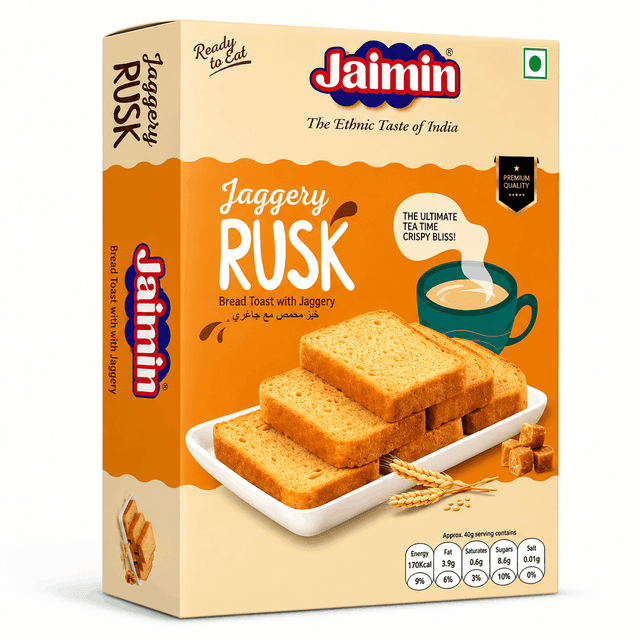 Jaimin Jaggery Rusk