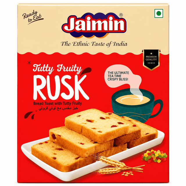 Jaimin Tutty Fruity Rusk