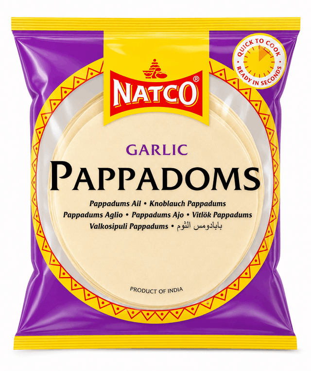 Natco Garlic Madras Papad