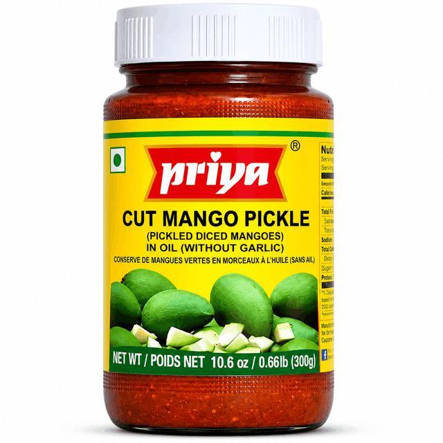 Cut Mango Without Garlic Pickle