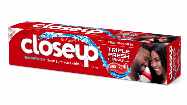 Close Up Red Tooth Paste