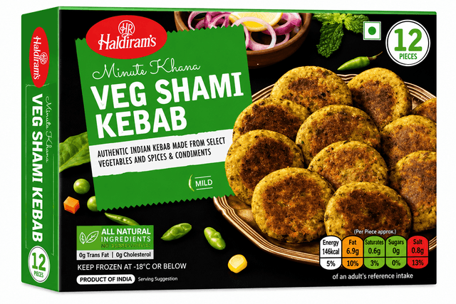Haldiram Veg Shami Kabab