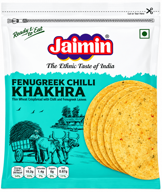 Jaimin Fenugreek Chilli Khakhra