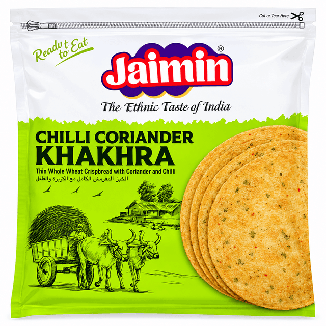 Jaimin Chilli Coriander Khakhra